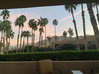 Beautiful view from the patio.