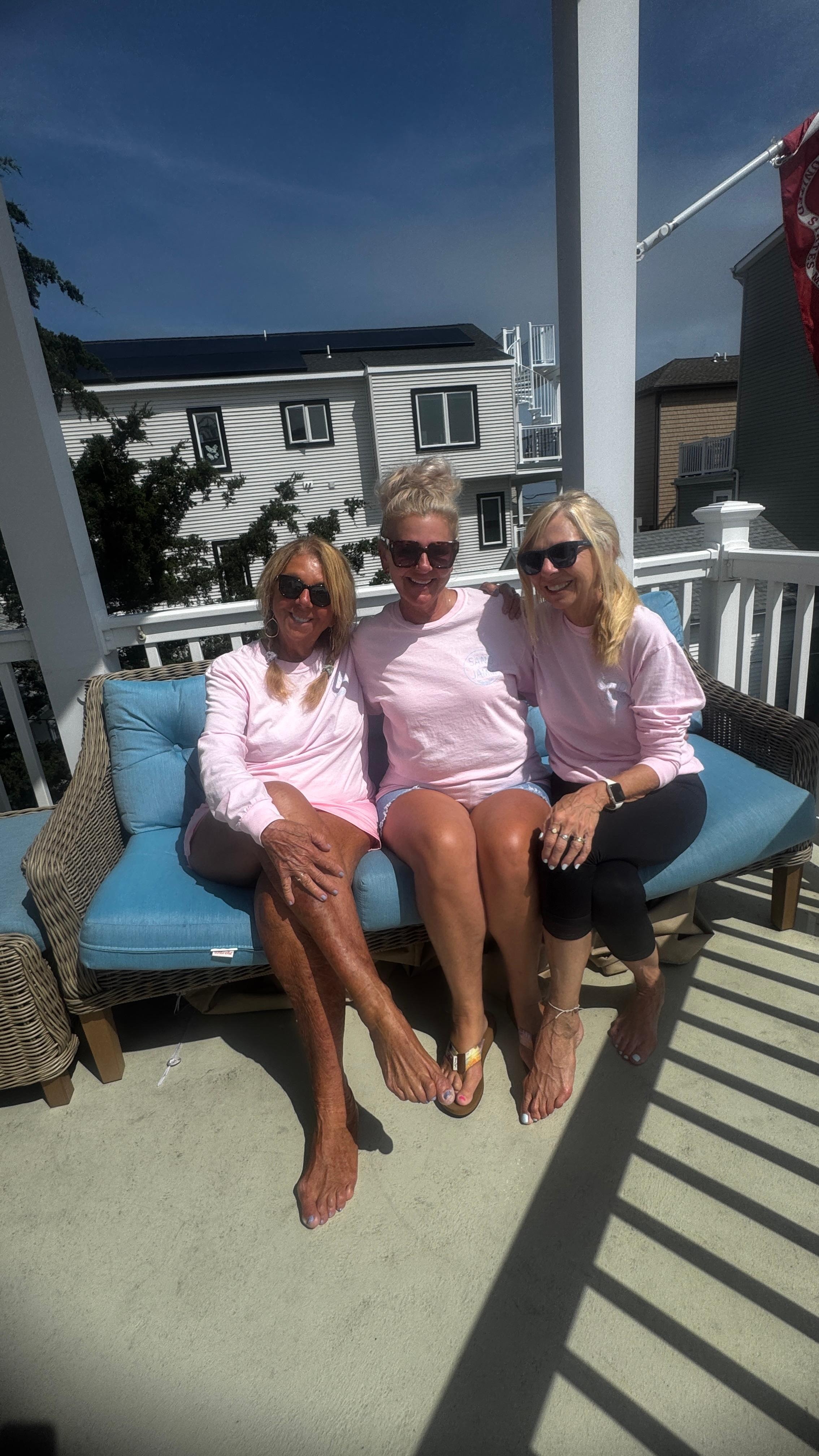 One last view of our happy place.
Lois, Lorri and Linda!