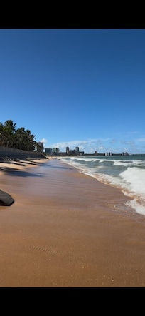 Beach in front of the Hotel