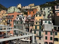 View into town from terrace