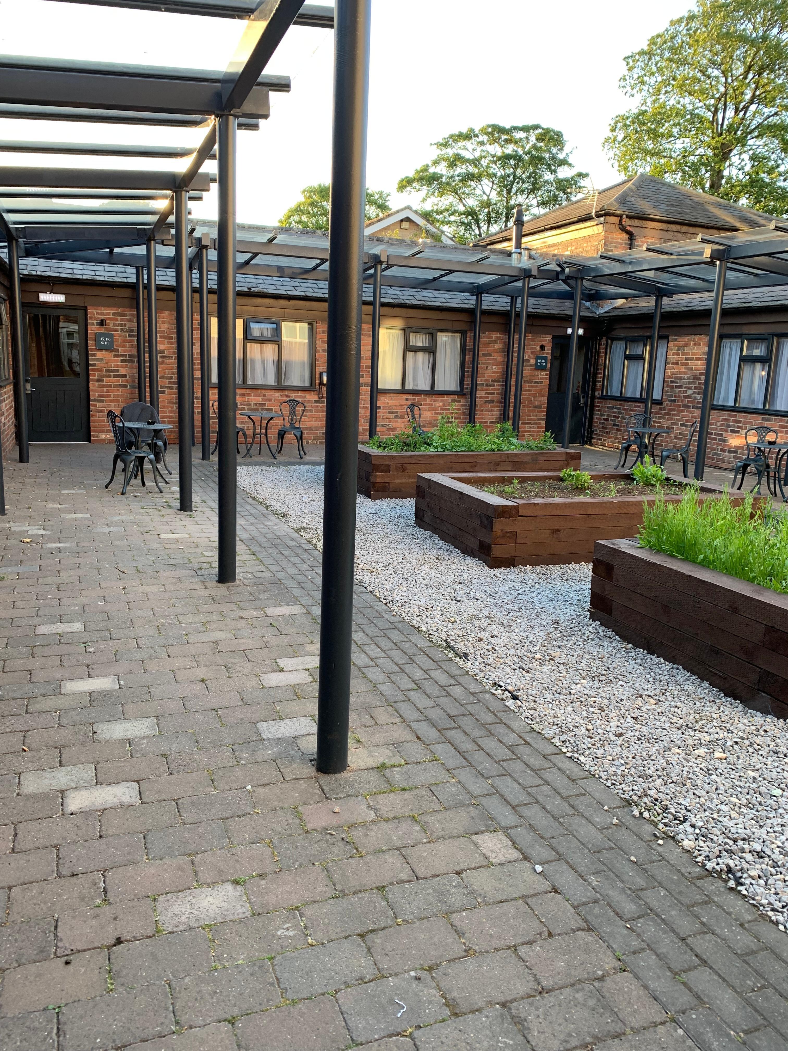 Courtyard outside space 