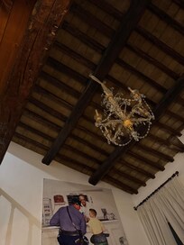 Amazing architecture in the apartment.