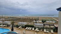 View from our balcony. Second floor room.
