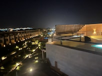 View from rooftop bar