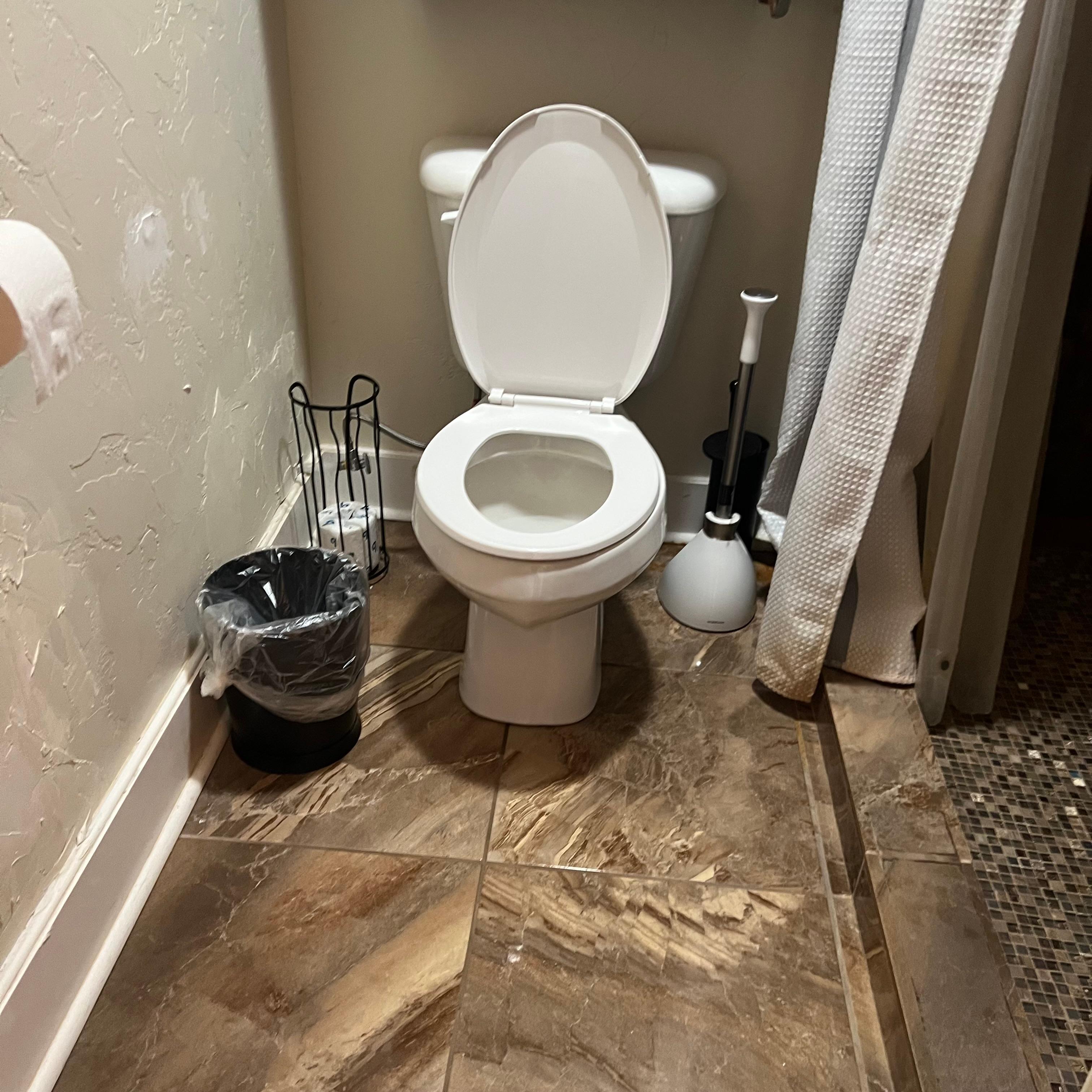 Very small toilet