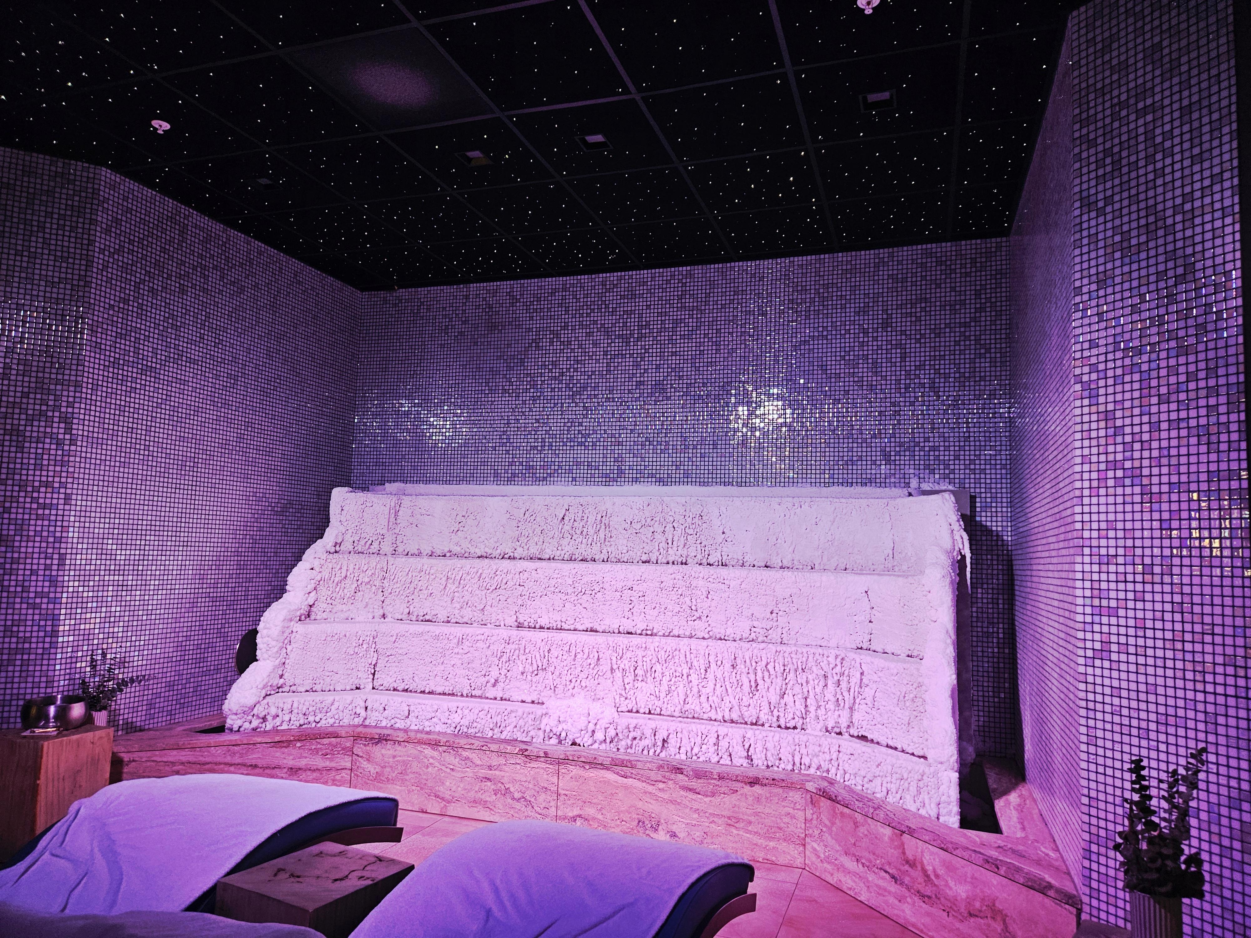 Salt lounge in spa