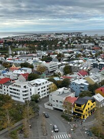 View of Reykjavik from the church tower