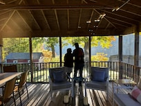 The sunroom is gorgeous!