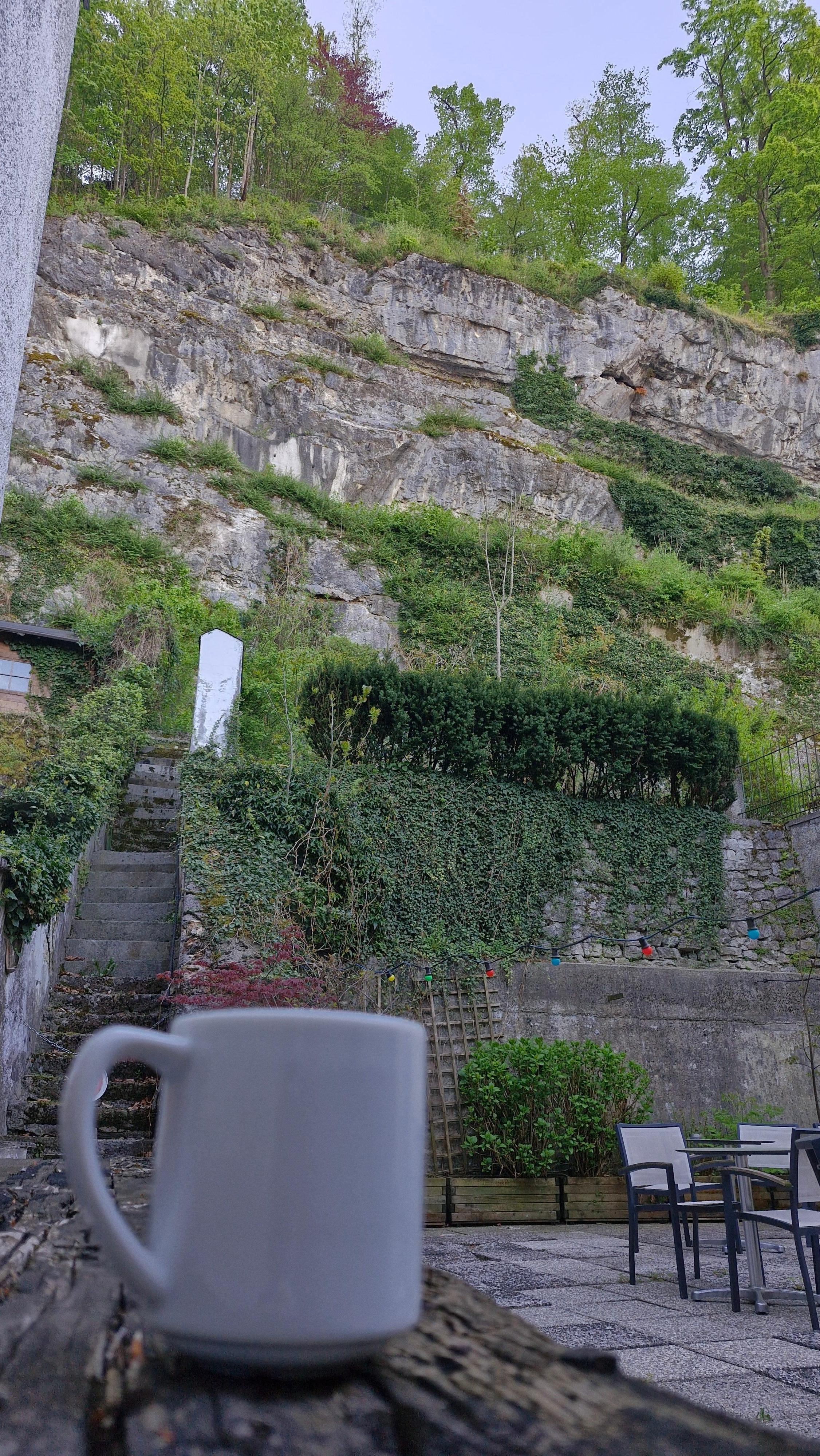 Kaffee auf der Terrasse 