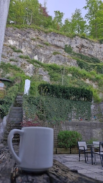 Kaffee auf der Terrasse