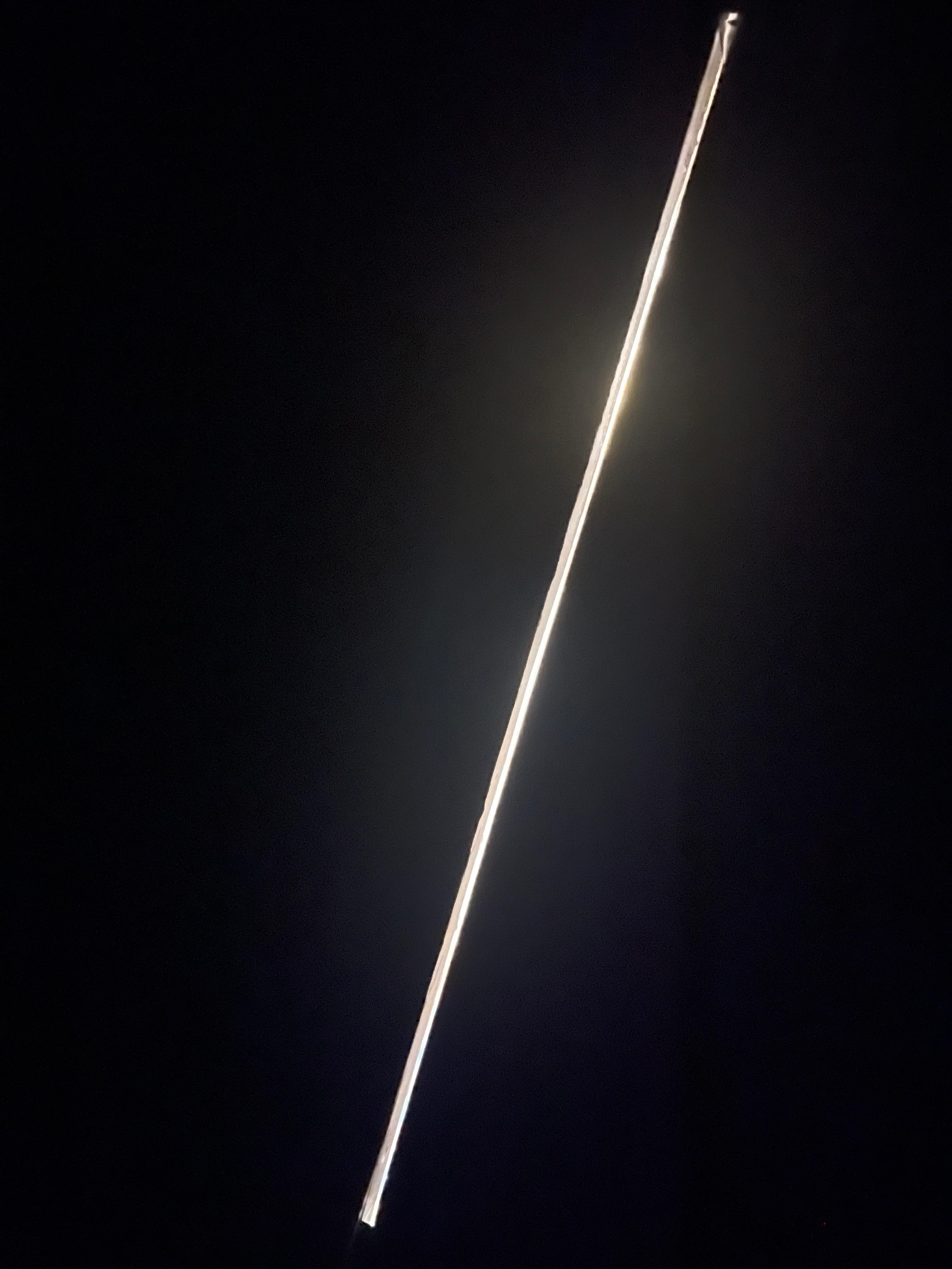 The open gap on our door that you could see into the hallway.