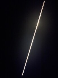 The open gap on our door that you could see into the hallway.