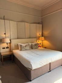 The king size bed