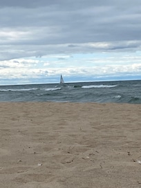 View from the beach.