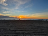 Sunset near property