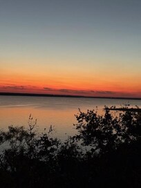 Sunset from the deck