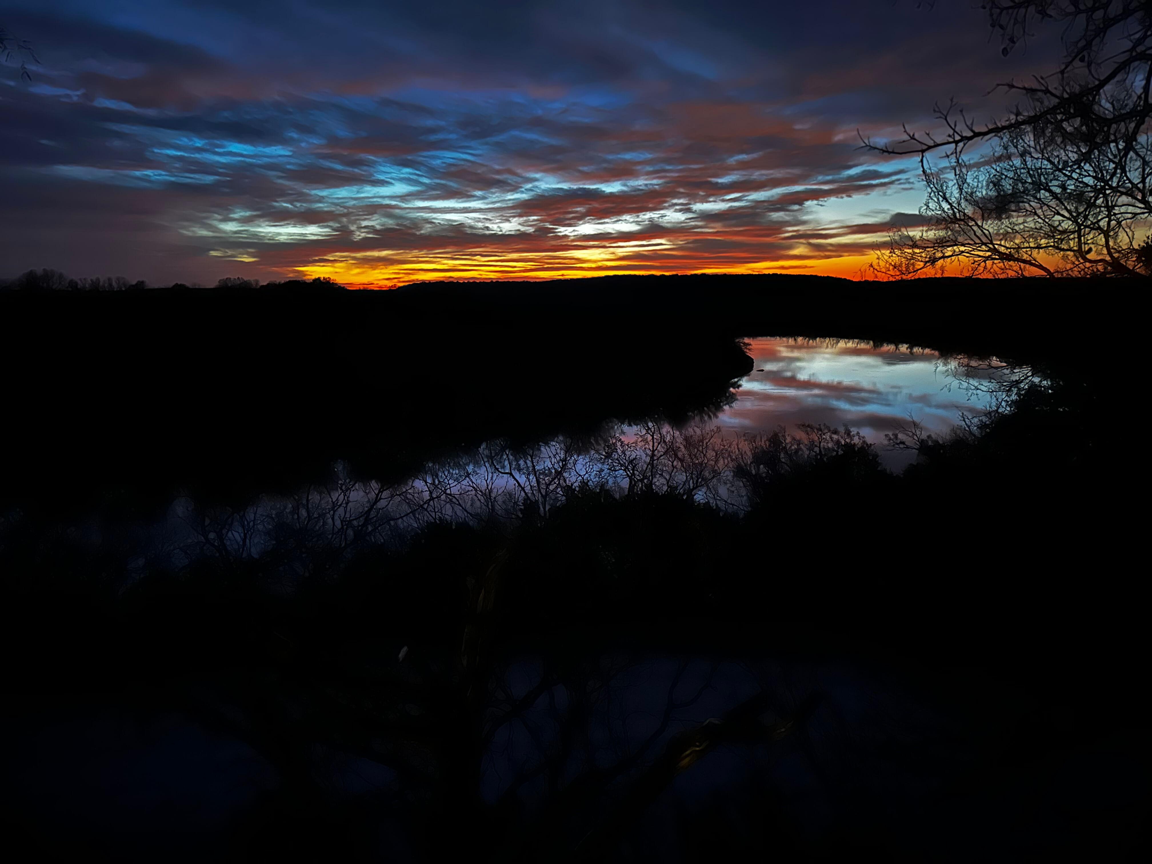 Sunset From The Cabin