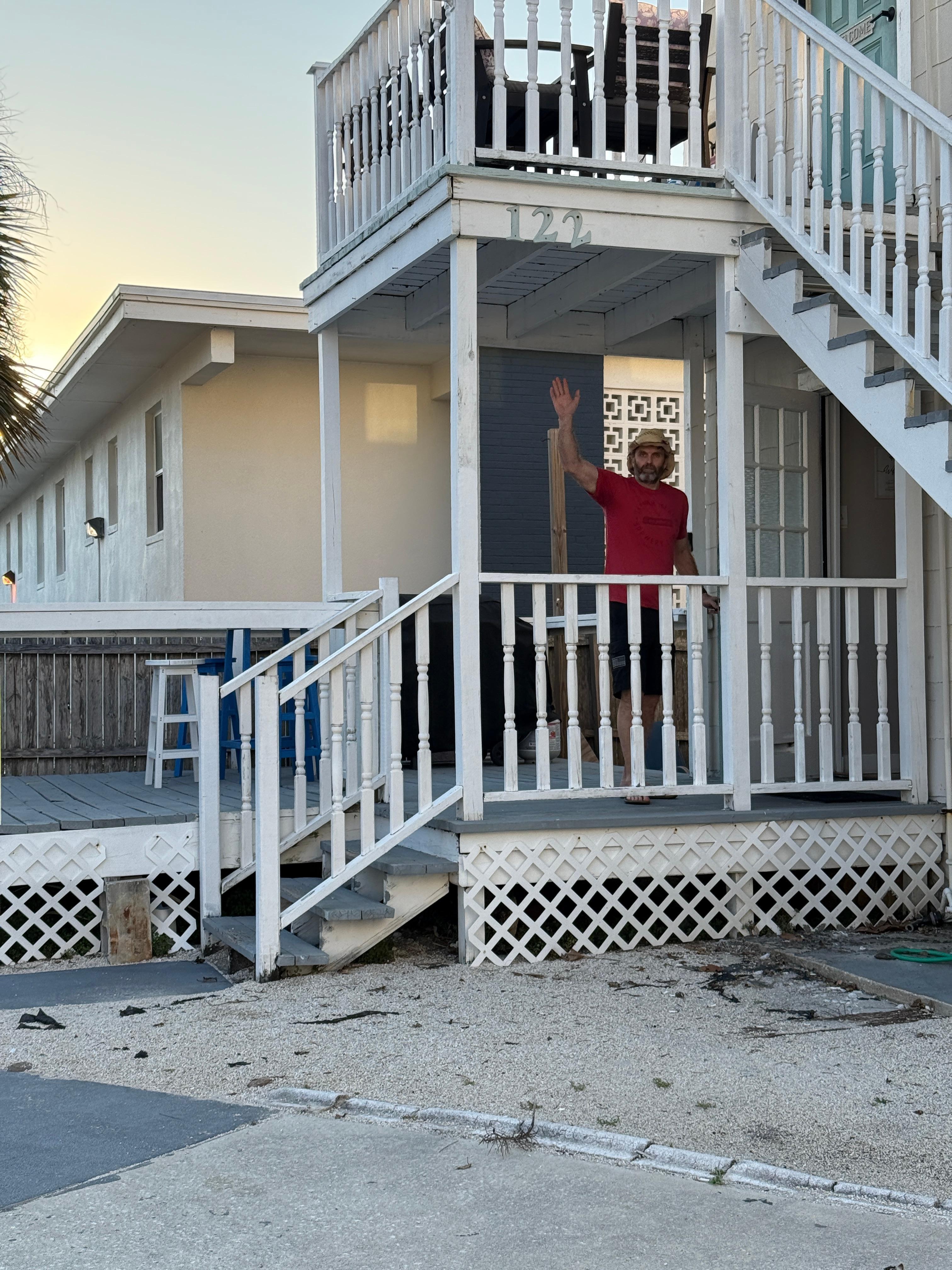 Patio entrance 