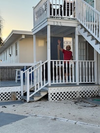 Patio entrance