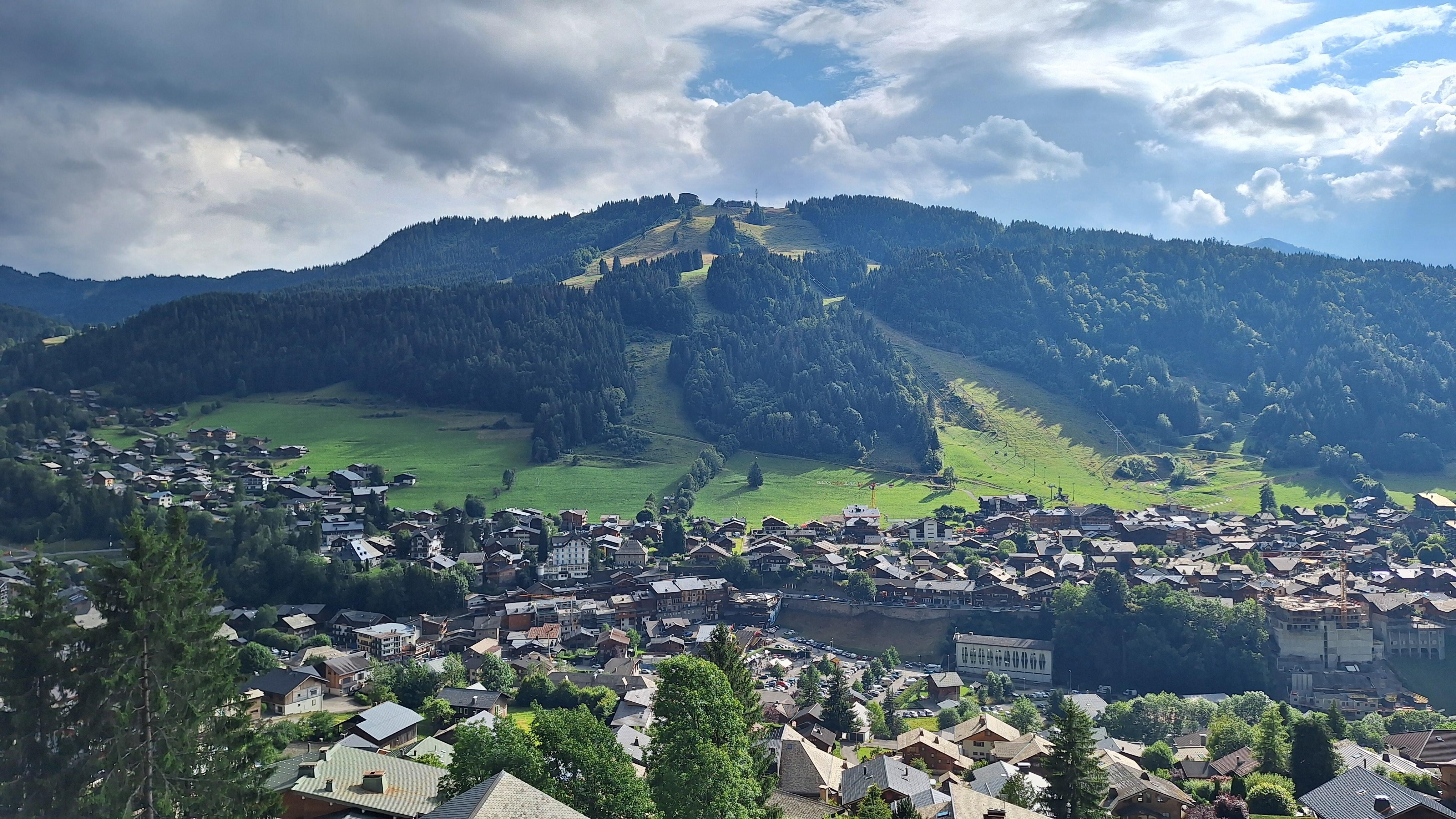 Looking across to Le Pleney