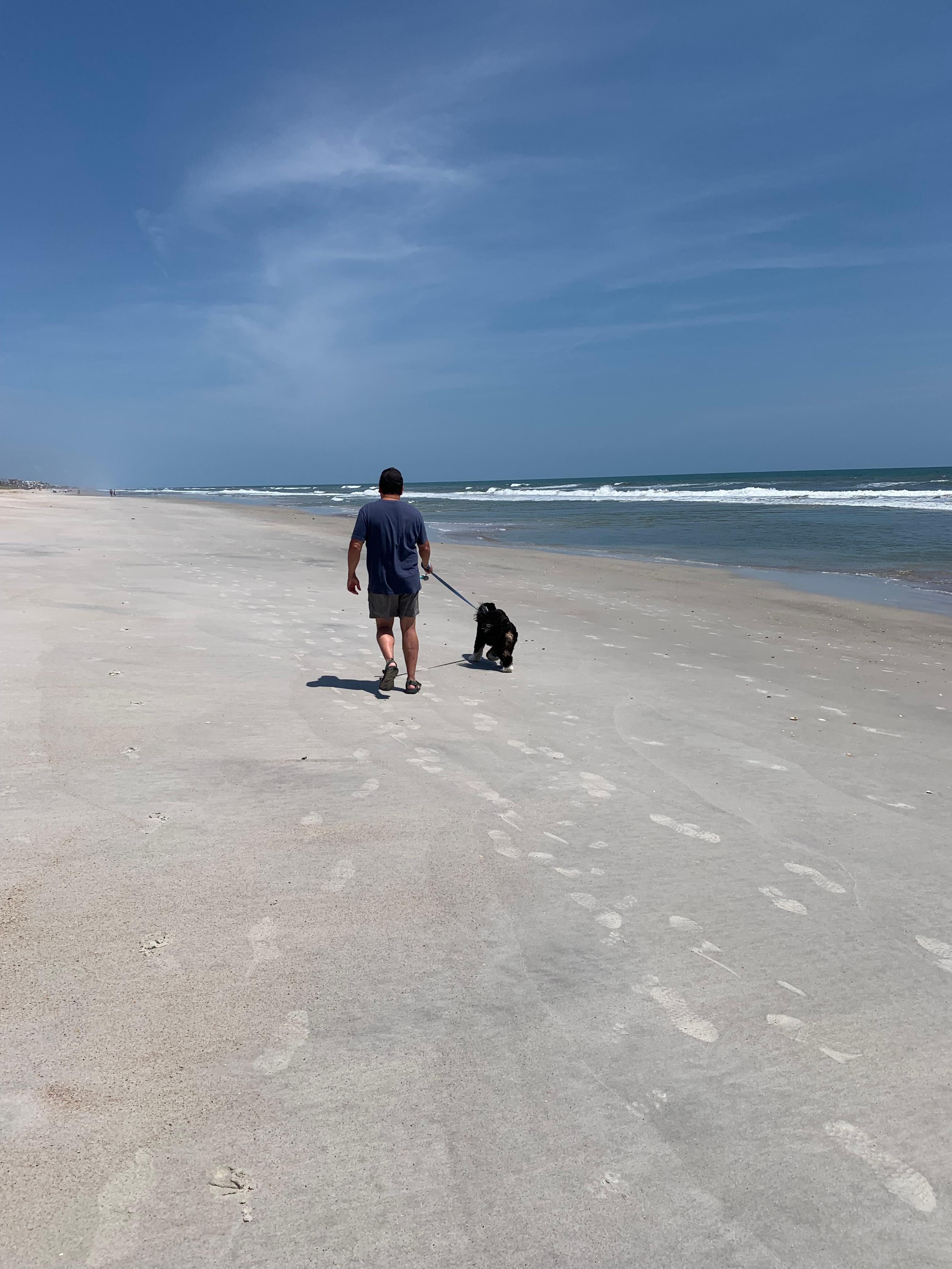 Beautiful empty beach, didn’t see very many people. 
