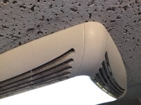 the fan in the bathroom.