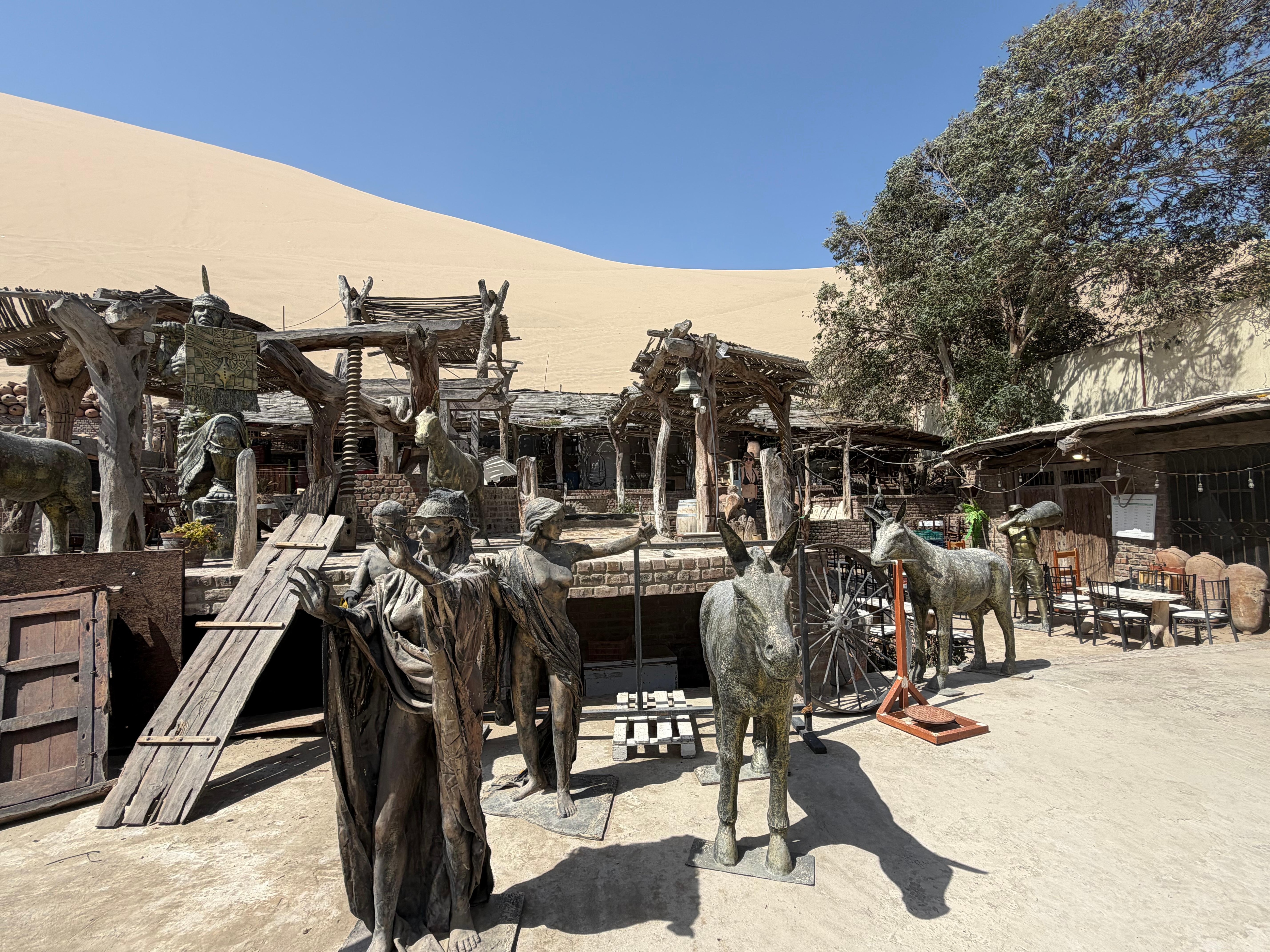 Interesting sculptures on site