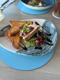Appetizers at the restaurant on the property
