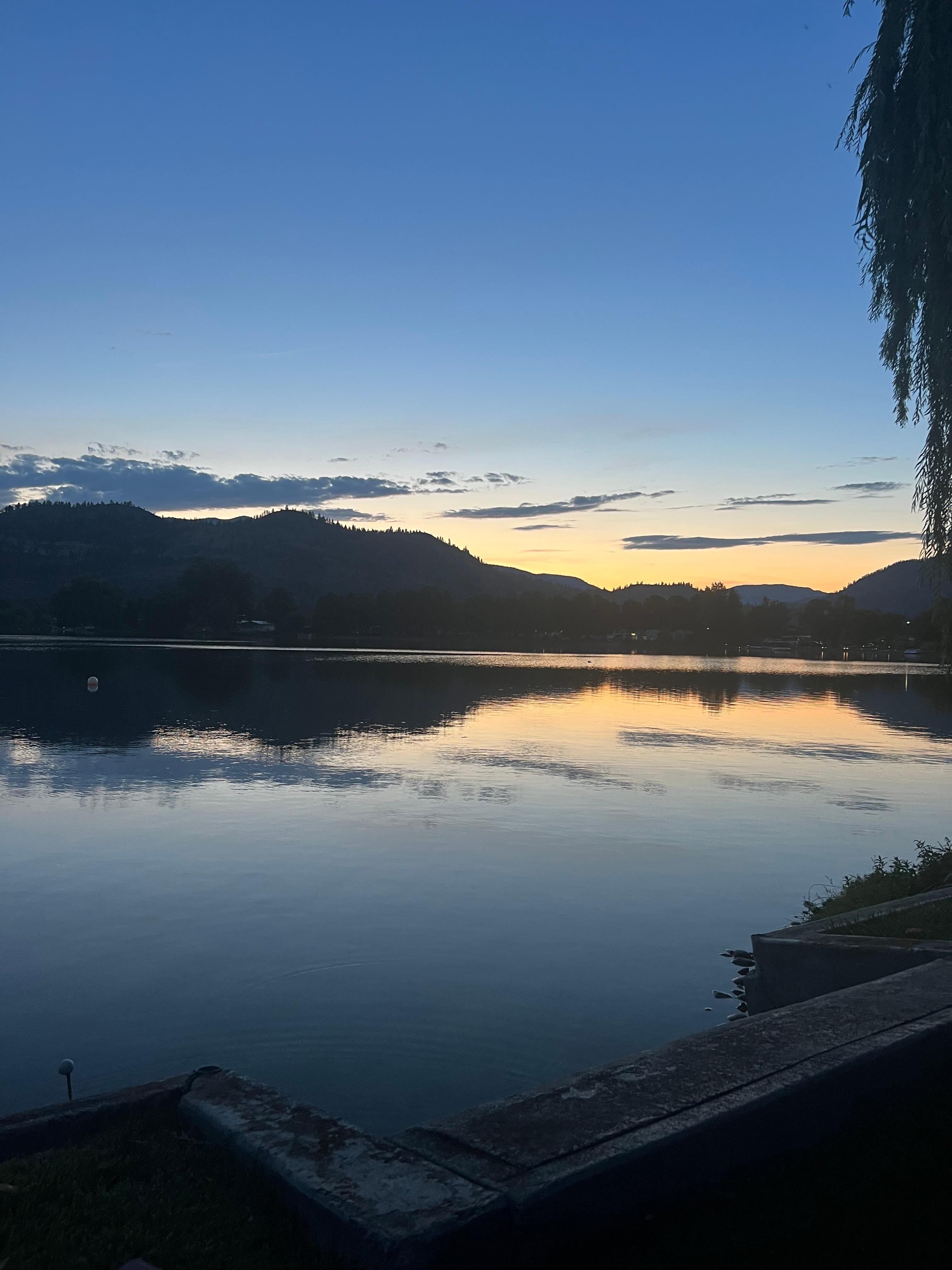 Sunset after lovely welcome