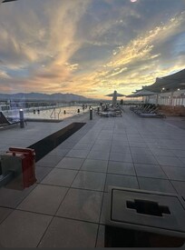 Rooftop pool
