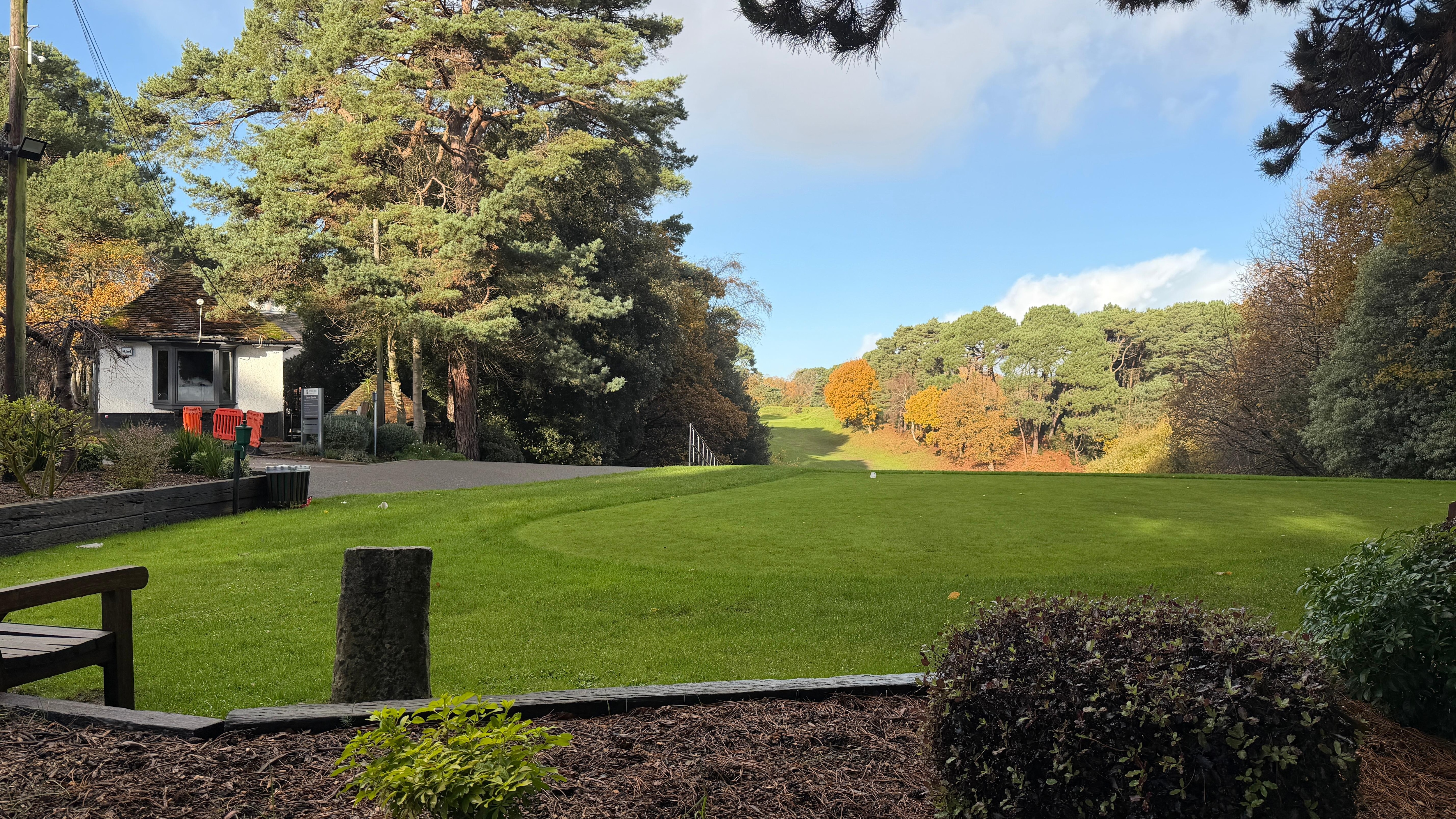 Uitzicht vanuit lodge