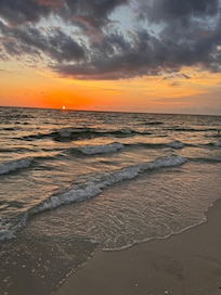 Sunset on the beach