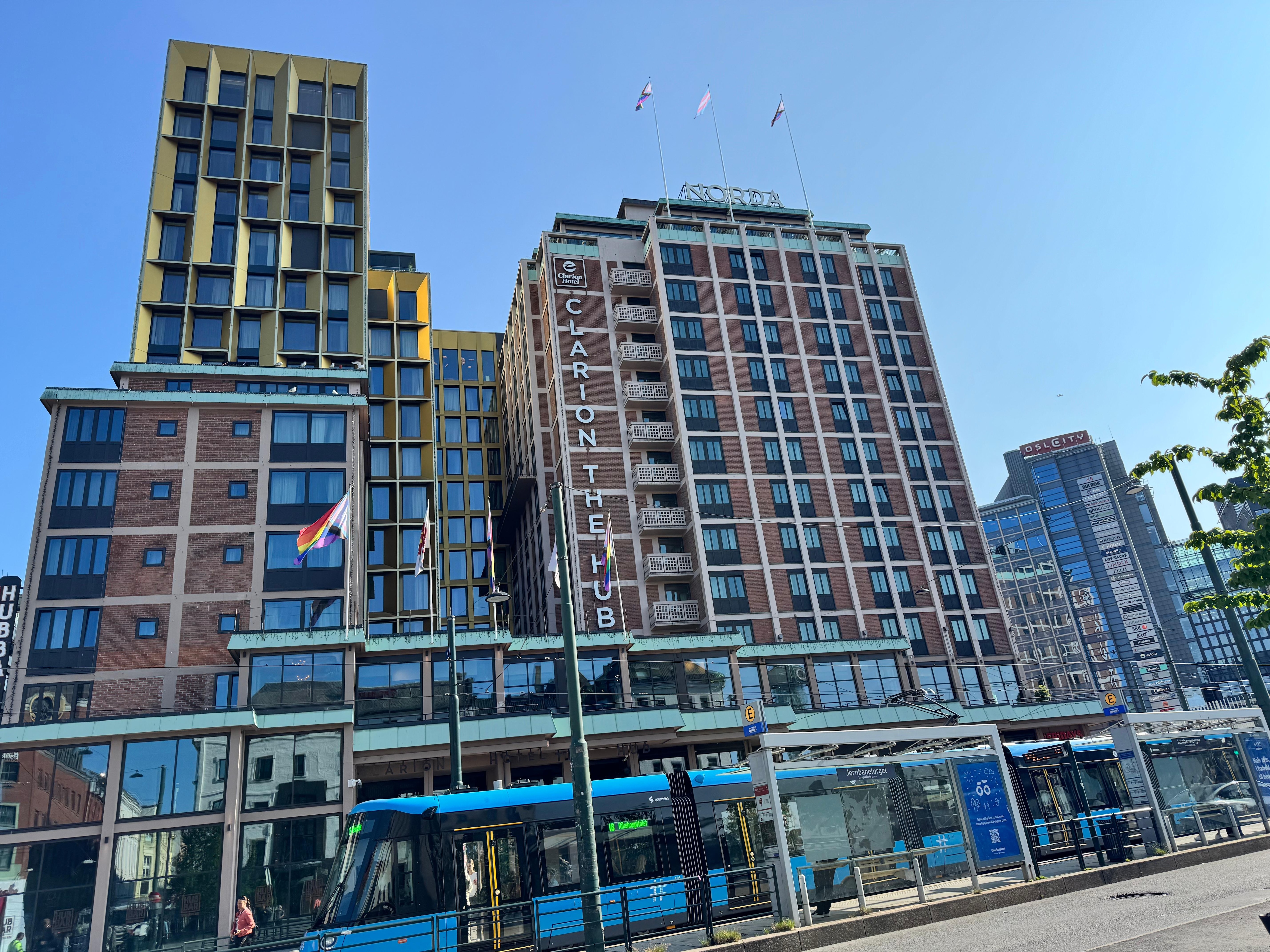 Hotelansicht von der Eingangsseite