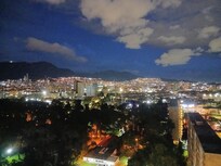 View of Bogotá from the room.
