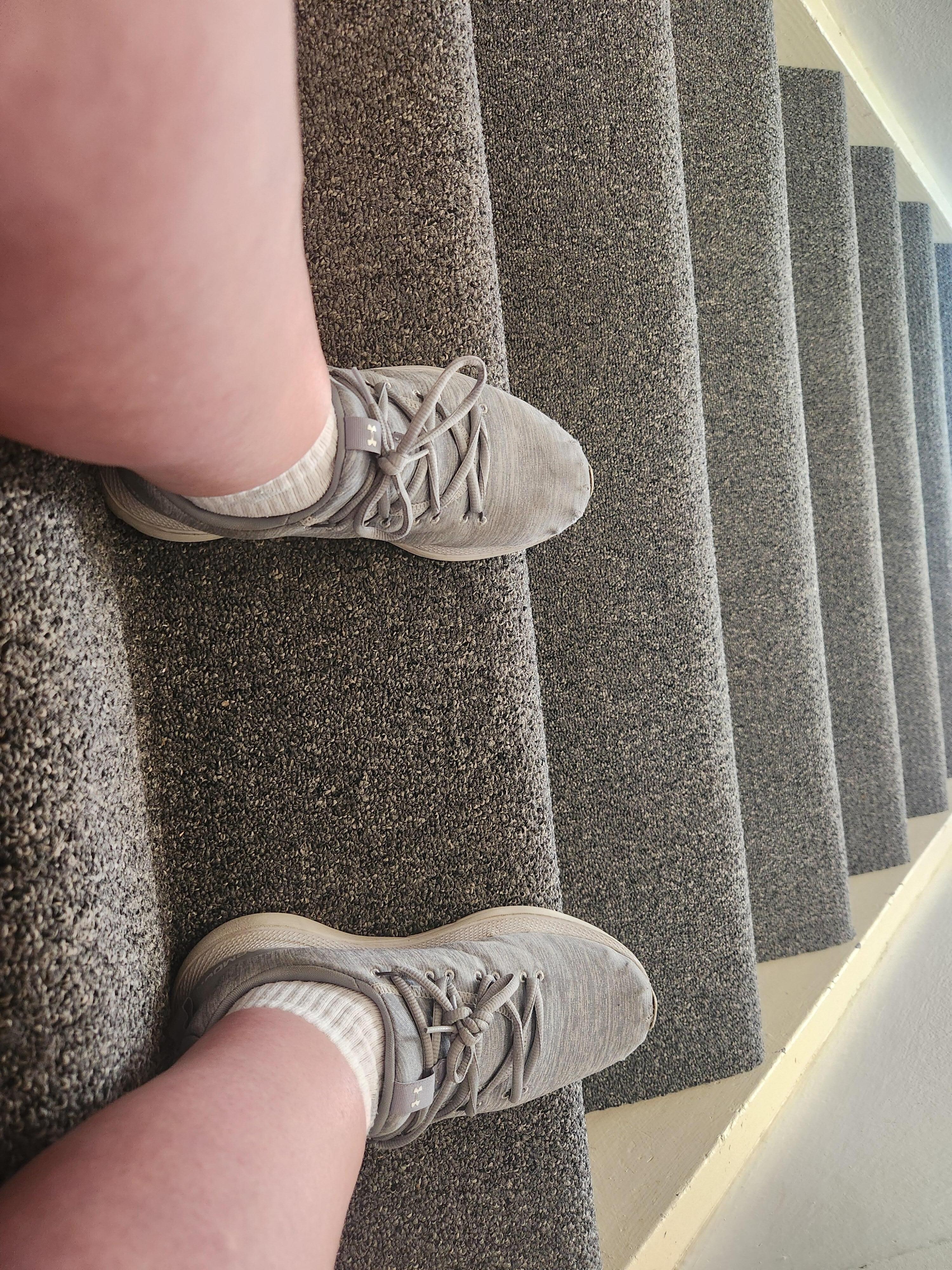 Steps not very wide