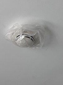 Plastic covering the fire alarms in one of the six rooms they sent us to. Pitiful.