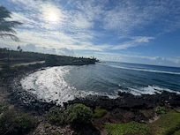 View from the lanai at breakfast