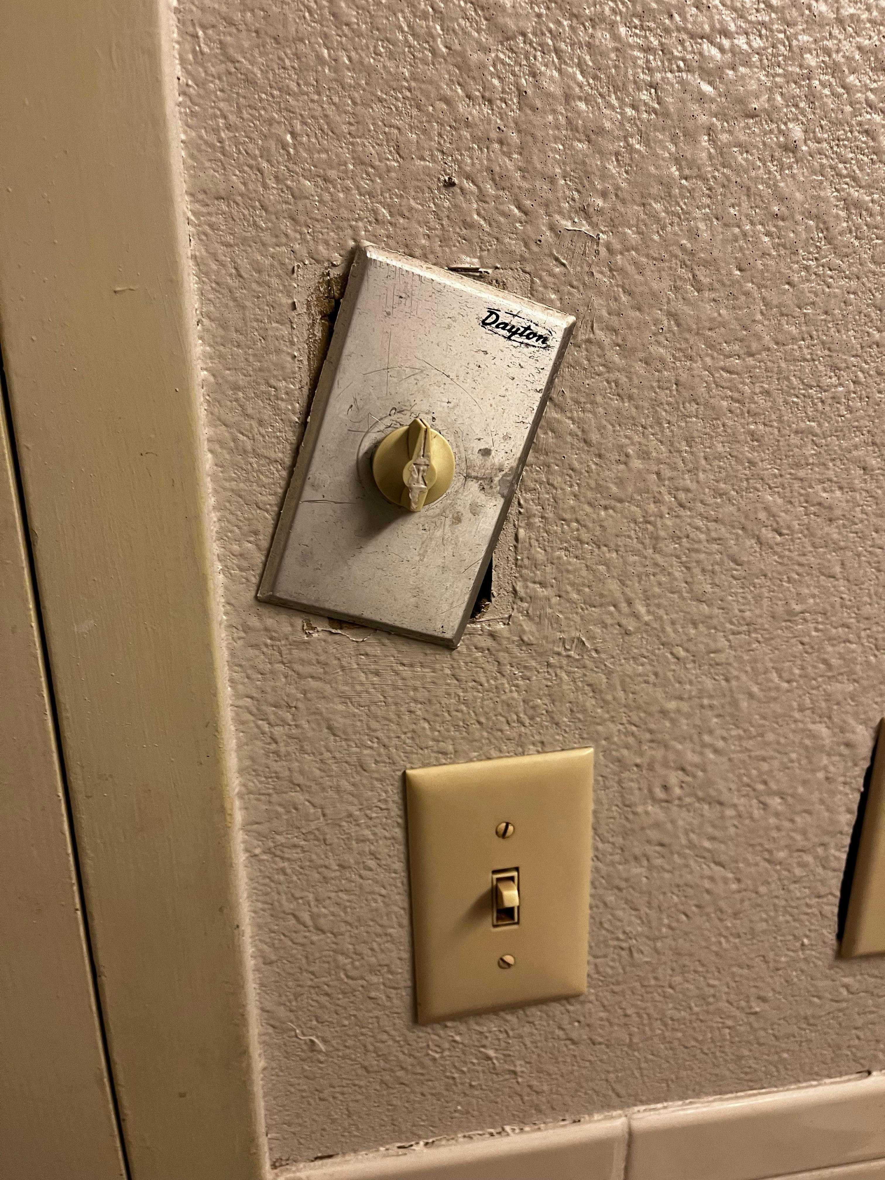 Switch’s in bathroom loose