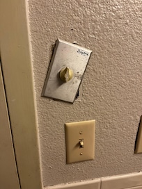 Switch’s in bathroom loose