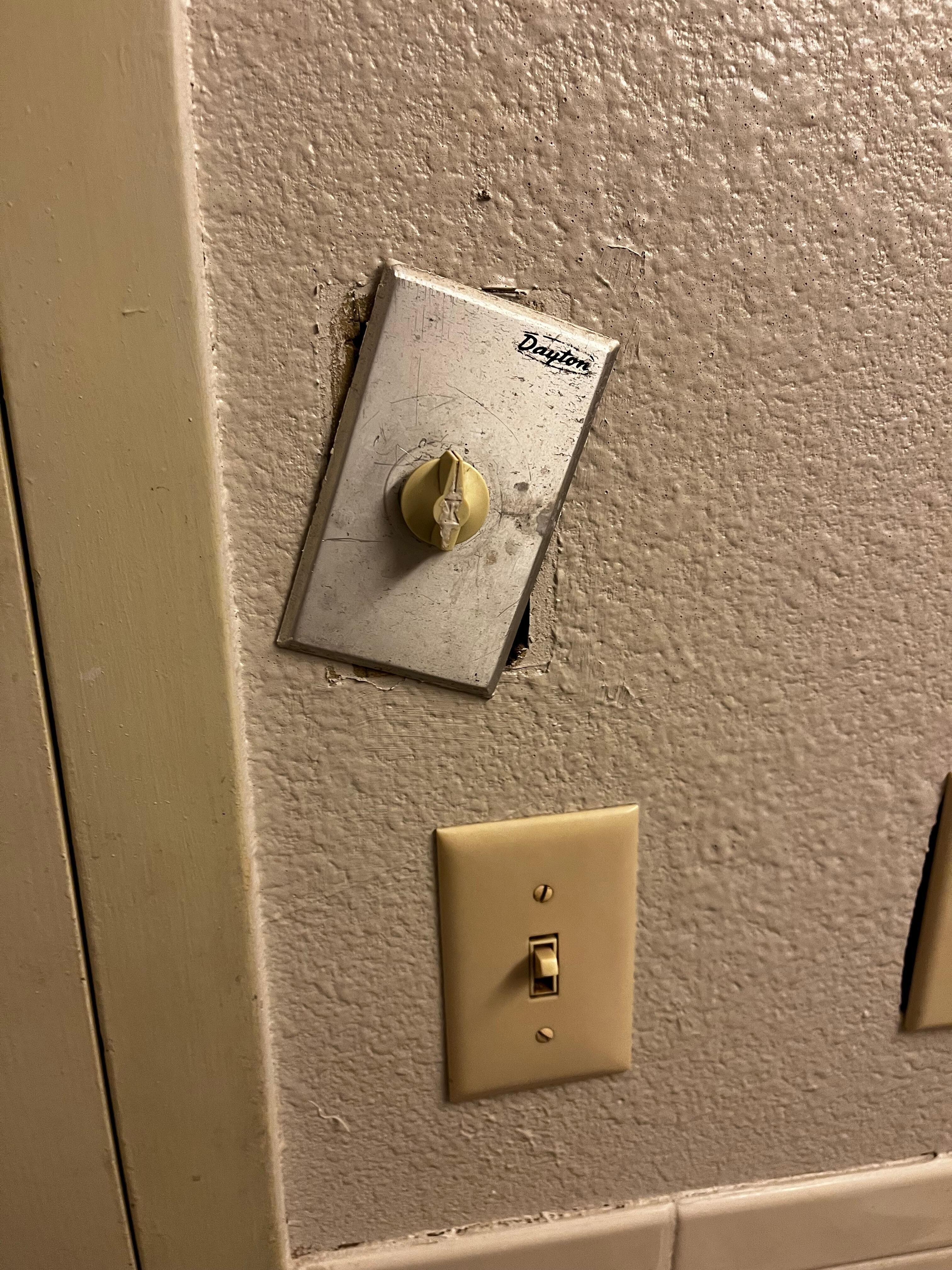 Switch’s in bathroom loose