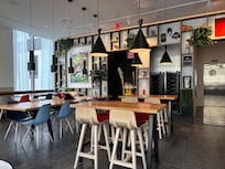 Downstairs bar