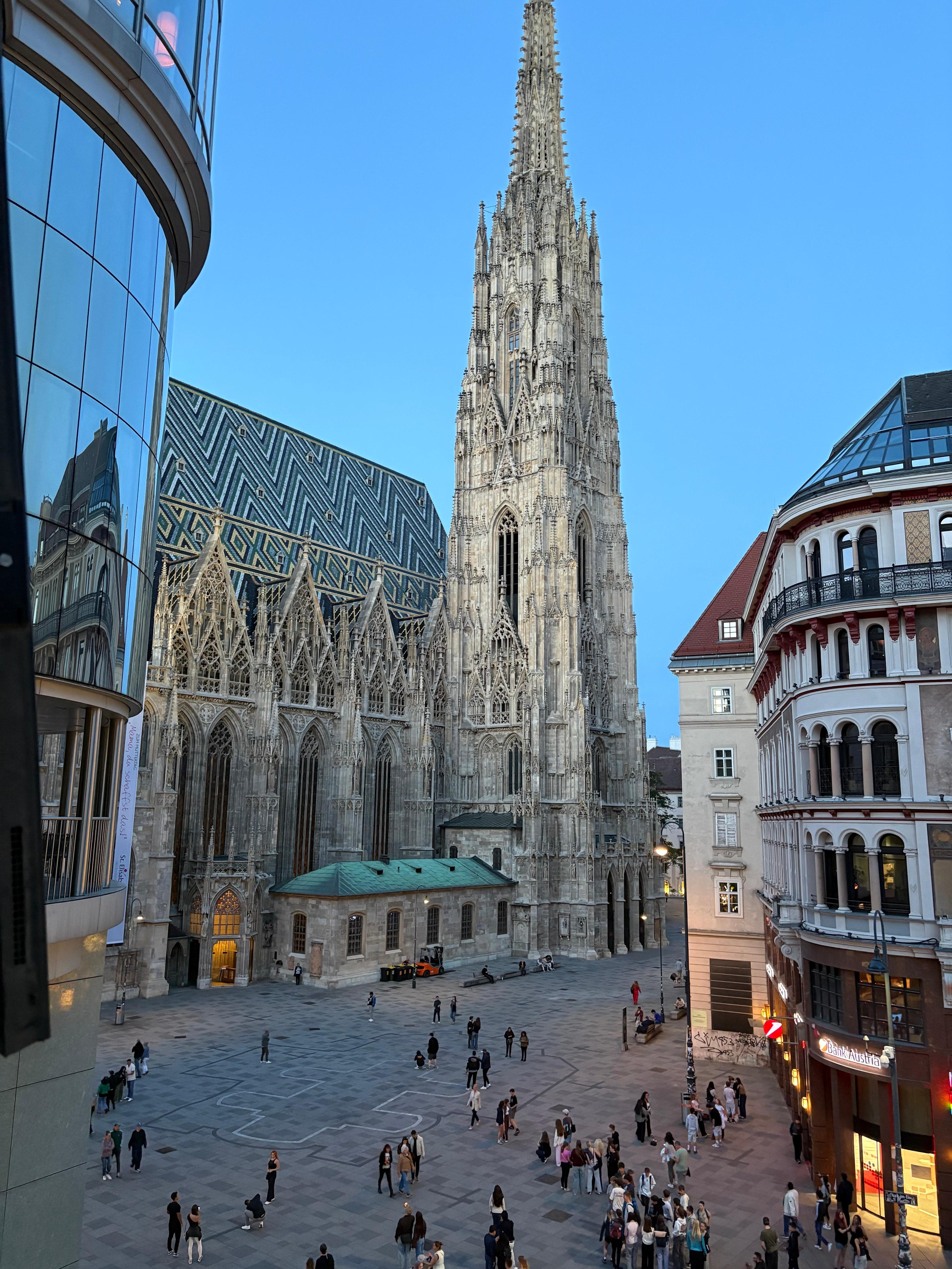 View from our hotel window