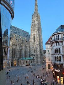 View from our hotel window
