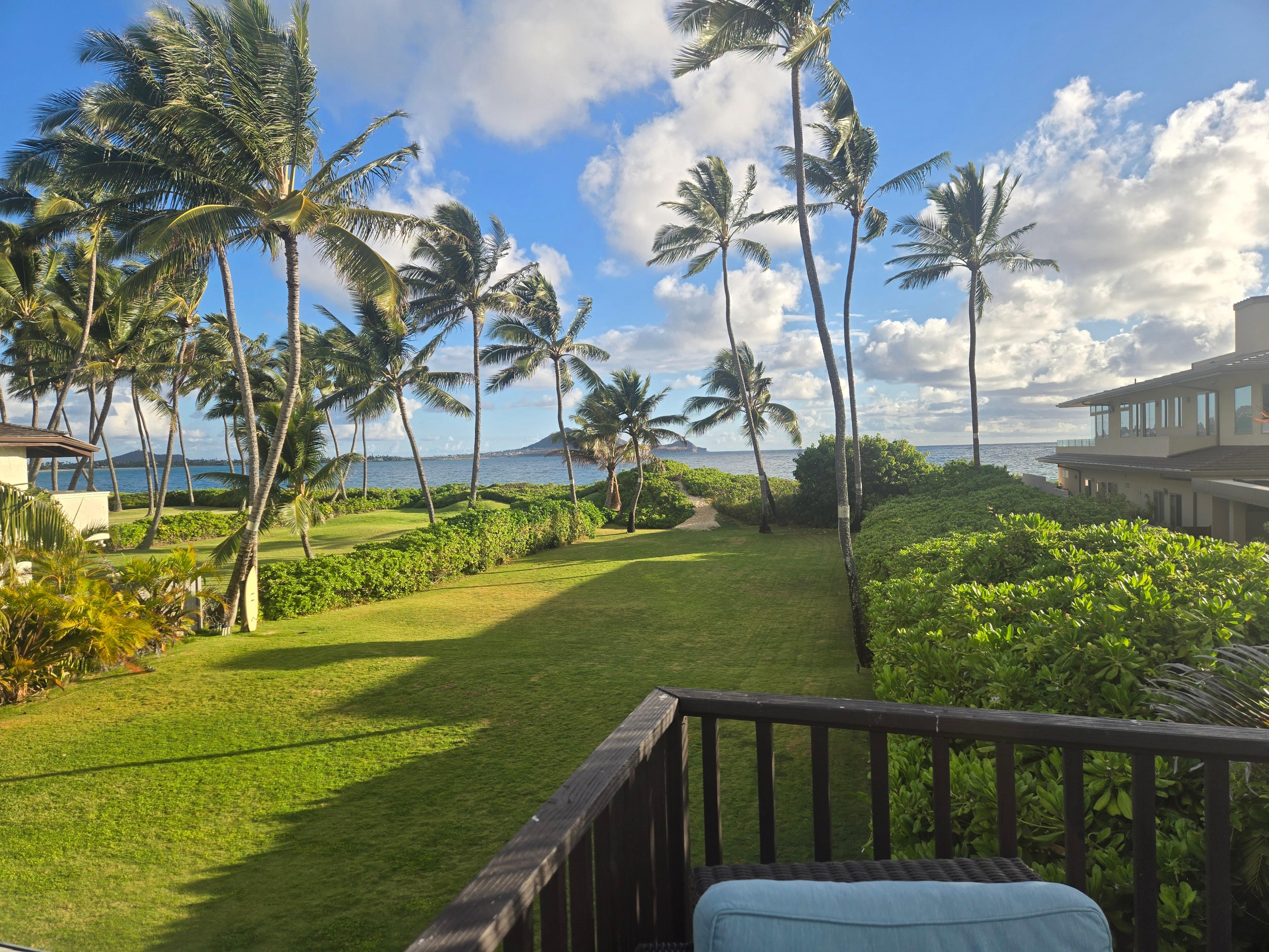 View from the top deck porch.