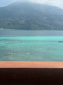 Utsikt från restaurangen.