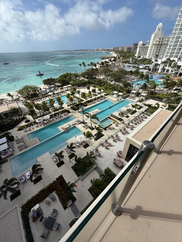 View from the 6th floor balcony