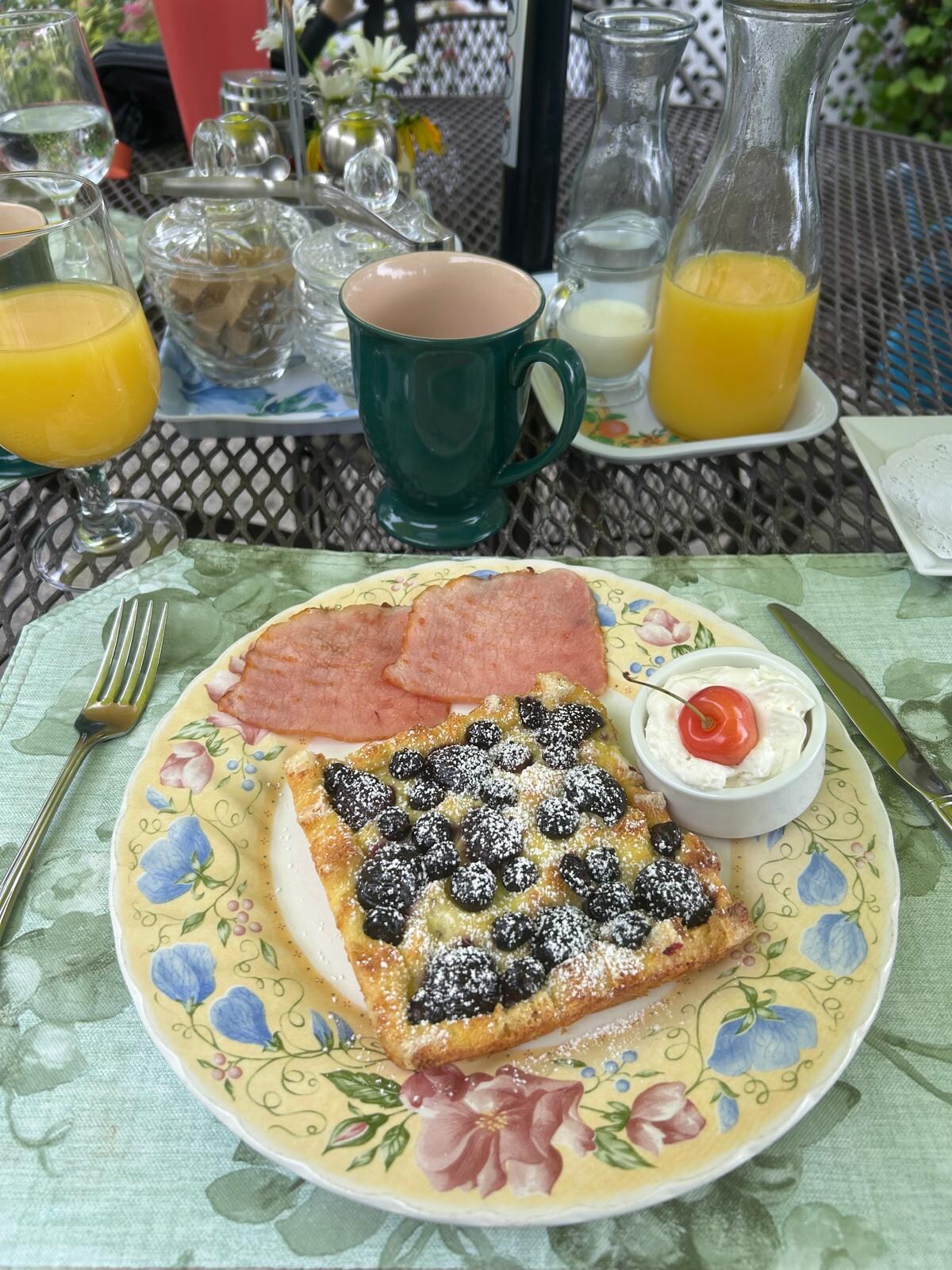 Delicious breakfast 
