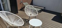 Chairs on our terrace