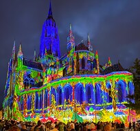 Bayeux Cathedral
at night- breathtaking