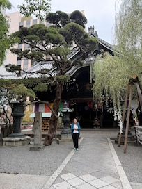 Shrine close by. Very peaceful.